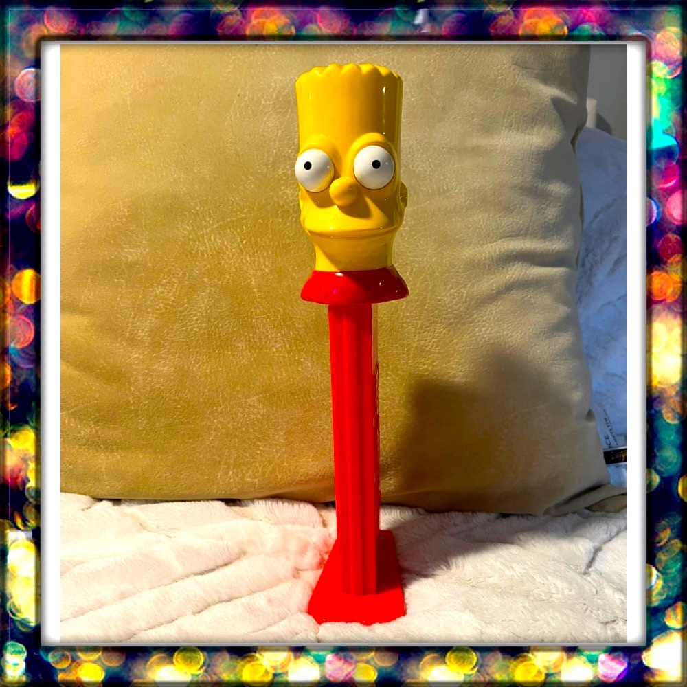 [PEZ] Bart Simpson talking Giant PEZ candy roll dispenser
